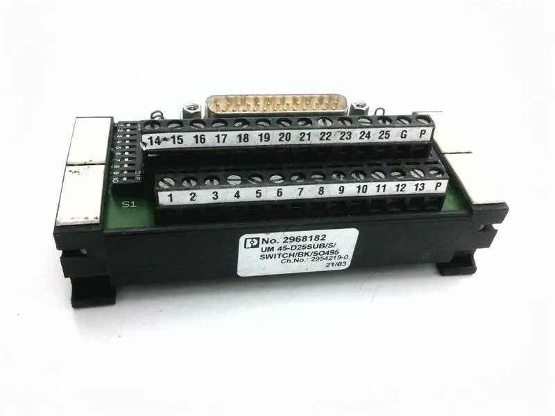 Phoenix Contact UM 45-D25SUB/S/SWITCH/BK/SO495