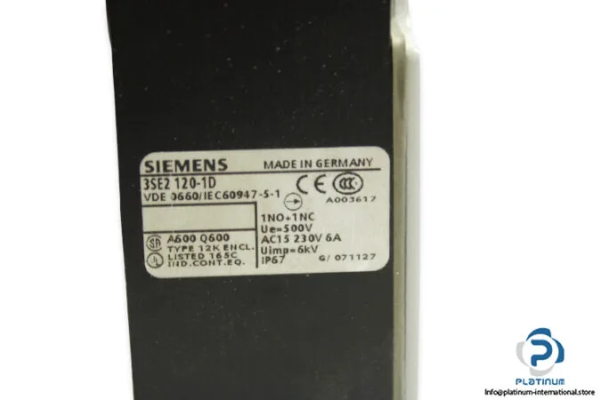 Siemens 3SE2120-1D — Limit Switches (image 4)