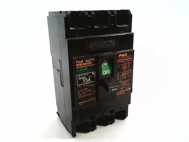Fuji Electric EA53B/15 — Molded Case Circuit Breakers (MCCB) (image 3)