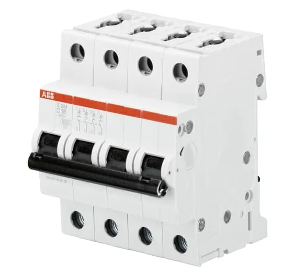 ABB S204-C63 — 4-Pole MCB (DIN Rail) (image 2)