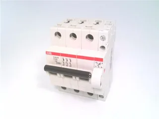 ABB S203M-C63 — 3-Pole MCB (DIN Rail)