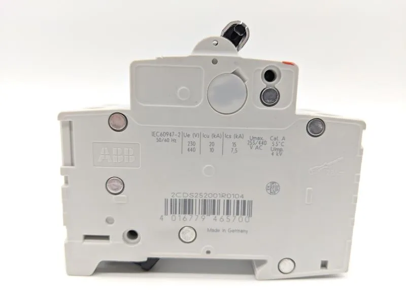 ABB 2CDS252001R0104 — 2-Pole MCB (DIN Rail) (image 2)