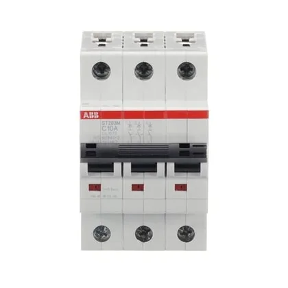 ABB ST203M-C10 — 3-Pole MCB (DIN Rail)