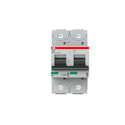 ABB S802S-K20 — 2-Pole MCB (DIN Rail) (image 2)