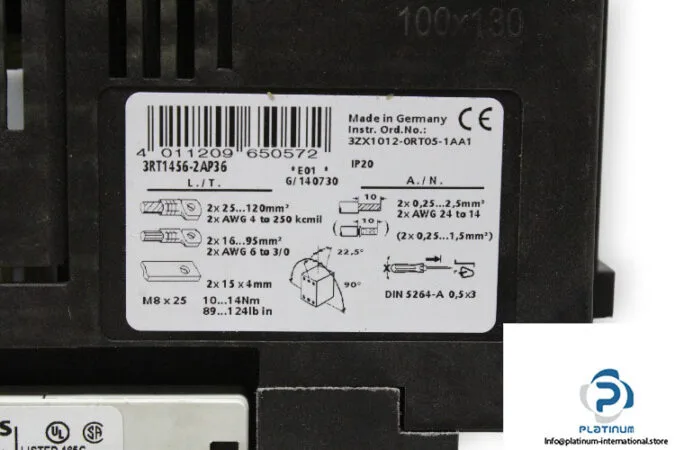 Siemens 3RT1456-2AP36 — Contactors (image 5)