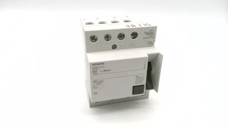 Siemens 5SM3347-0 — Residual Current Breakers (RCCB/RCBO) (image 2)