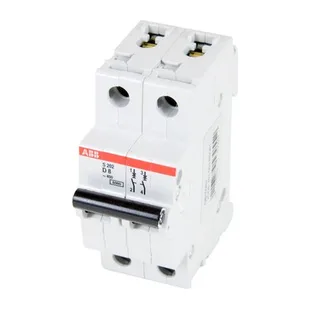 ABB S202-D8 — 2-Pole MCB (DIN Rail)
