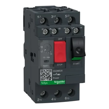Schneider Electric GV2ME20AE11TQ — Molded Case Circuit Breakers (MCCB)