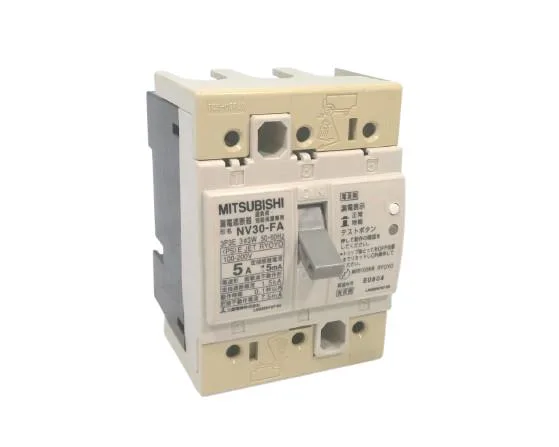 Mitsubishi Electric NV30-FA 3P 5A 100-200V 15MA — Molded Case Circuit Breakers (MCCB)