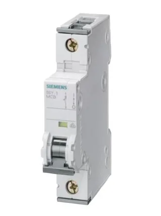 Siemens 5SY4101-6 — 1-Pole MCB (DIN Rail) (image 2)