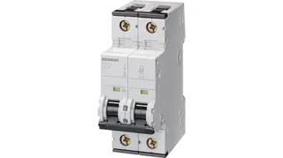 Siemens 5SY4206-6 — 2-Pole MCB (DIN Rail) (image 2)