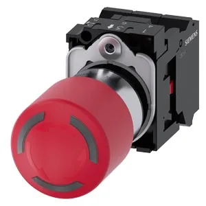 Siemens 3SU1152-1GB20-3PW0 — Emergency Stop Pushbuttons