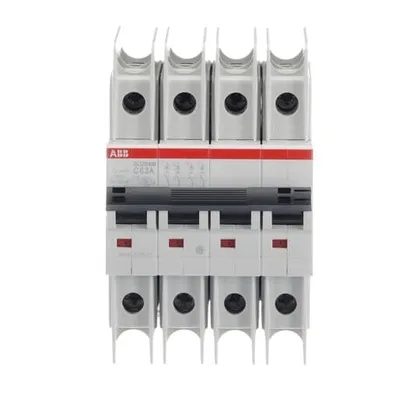 ABB SU204M-C63 — 4-Pole MCB (DIN Rail) (image 2)