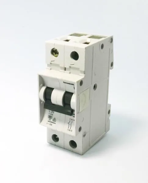 Siemens 5SX2550-7FD — 2-Pole MCB (DIN Rail)