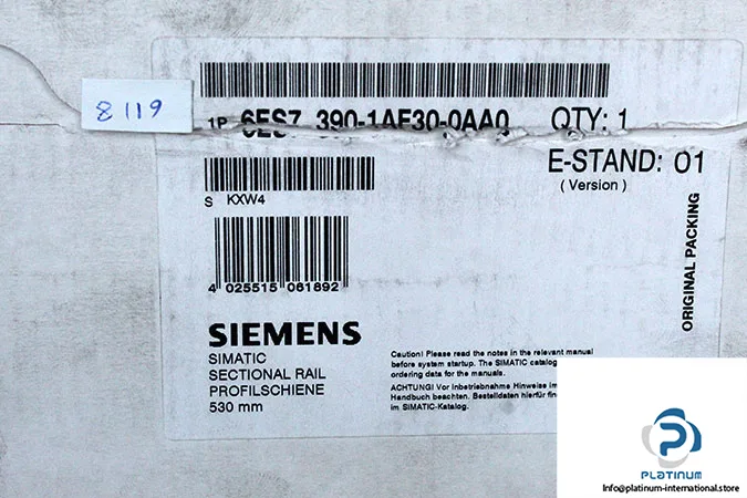 Siemens 6ES7390-1AF30-0AA0 (image 5)