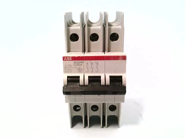 ABB SU203M-C20 — 3-Pole MCB (DIN Rail) (image 2)