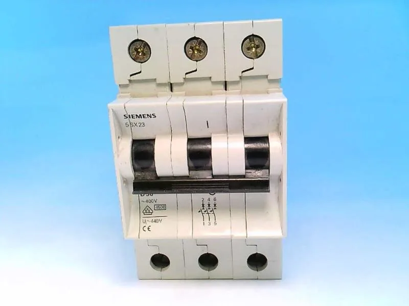 Siemens 5SX2350-8 — 3-Pole MCB (DIN Rail)