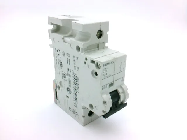 Siemens 5SP4180-7 — 1-Pole MCB (DIN Rail) (image 2)