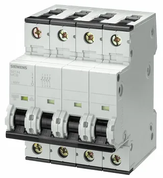 Siemens 5SY4404-7 — 4-Pole MCB (DIN Rail)