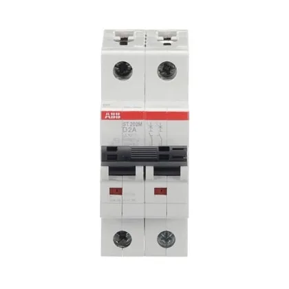 ABB ST202M-D2 — 2-Pole MCB (DIN Rail) (image 2)