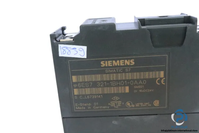 Siemens 6ES7 321-1BH01-0AA0 (image 4)