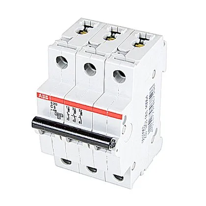 ABB S203-C8 — 3-Pole MCB (DIN Rail) (image 2)