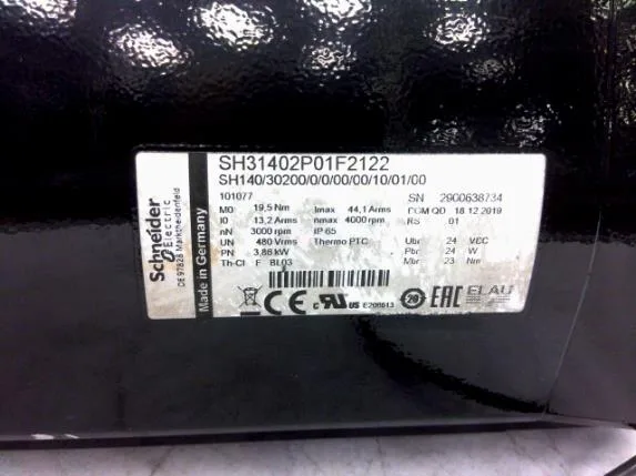 Schneider Electric SH31402P01F2122 — Servo Motors (image 2)