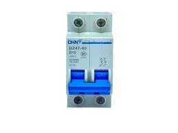 Chint DZ47-60-D10-2P — 2-Pole MCB (DIN Rail)