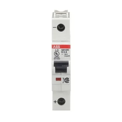 ABB S201UDC-K6 — 1-Pole MCB (DIN Rail) (image 3)