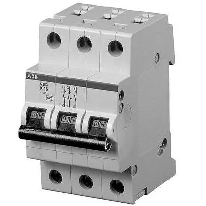 ABB S203-K50 — 3-Pole MCB (DIN Rail) (image 4)