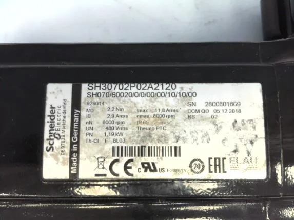 Schneider Electric SH30702P02A2120 — Servo Motors (image 3)