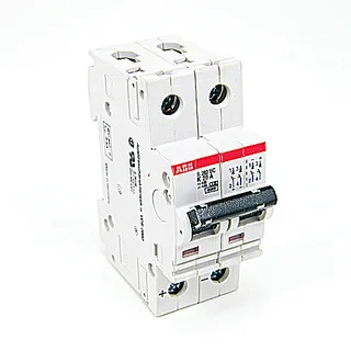 ABB S282UC-K20 — 2-Pole MCB (DIN Rail) (image 2)