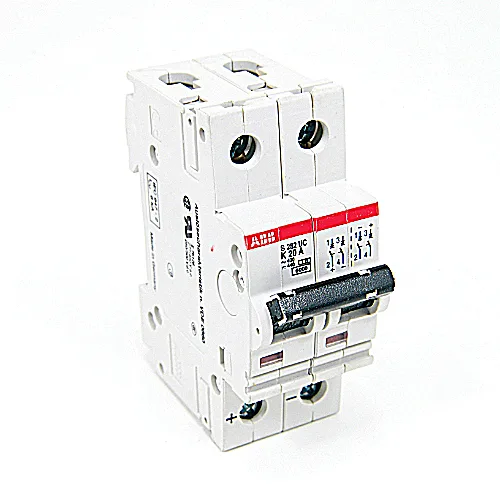 ABB S282UC-K20 — 2-Pole MCB (DIN Rail) (image 2)