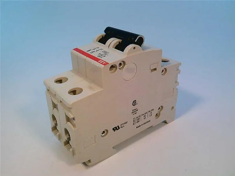 ABB S202-K20 — 2-Pole MCB (DIN Rail) (image 3)