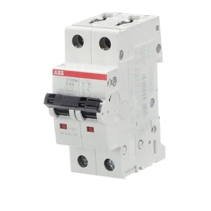 ABB ST202M-D4 — 2-Pole MCB (DIN Rail)