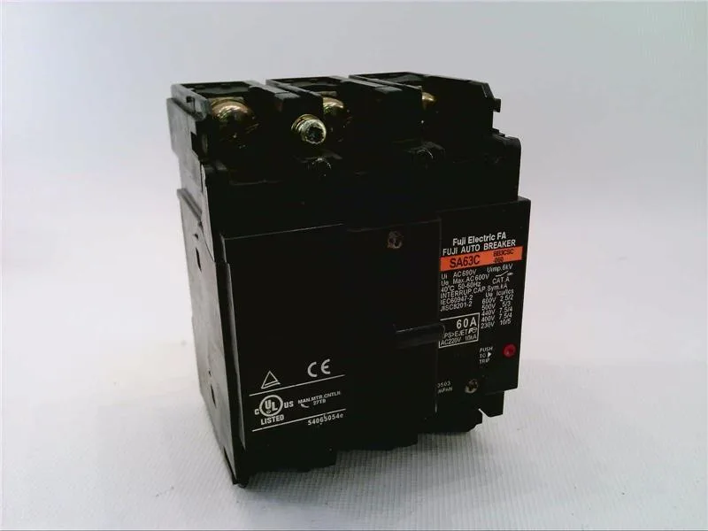 Fuji Electric SA63C-BB3CSC-060 — Molded Case Circuit Breakers (MCCB)