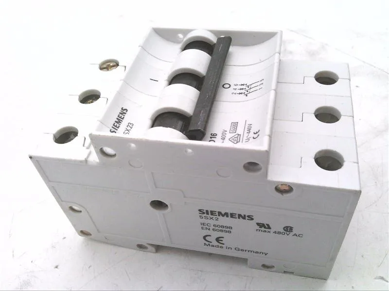 Siemens 5SX2316-5 — 3-Pole MCB (DIN Rail) (image 2)