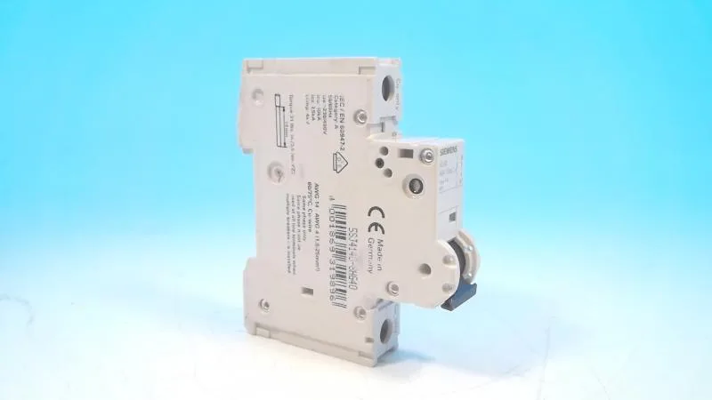 Siemens 5SJ4140-8HG40 — 1-Pole MCB (DIN Rail) (image 2)