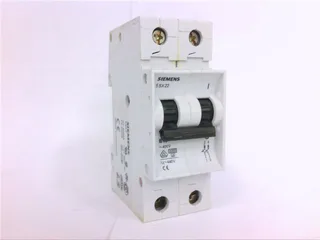 Siemens 5SX2210-6 — 2-Pole MCB (DIN Rail) (image 3)