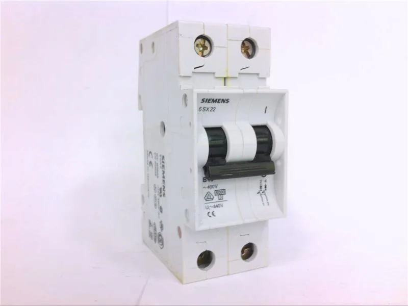 Siemens 5SX2210-6 — 2-Pole MCB (DIN Rail) (image 3)