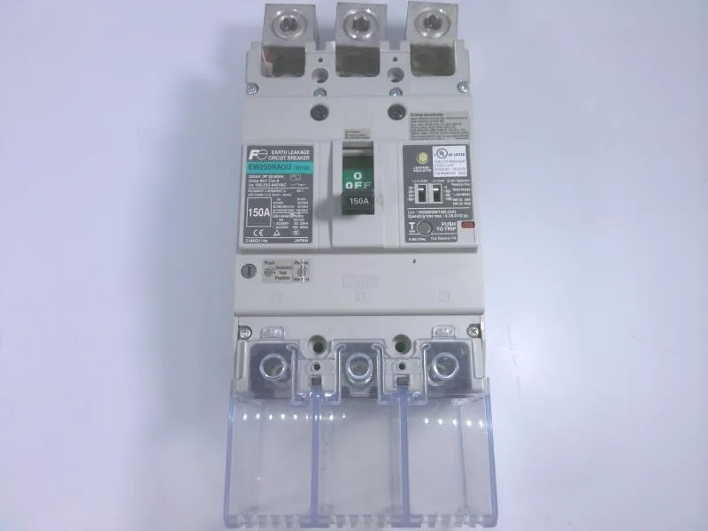 Fuji Electric EW250RAGU-3P150K S8 — Residual Current Breakers (RCCB/RCBO)