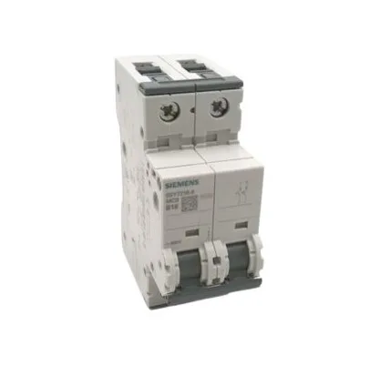 Siemens 5SY7216-6 — 2-Pole MCB (DIN Rail) (image 2)
