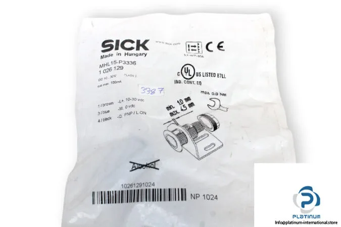 SICK MHL15-P3336 — Photoelectric Sensors (image 4)
