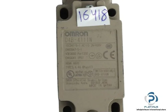 Omron D4B-4111N — Limit Switches (image 4)