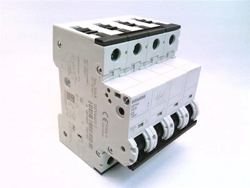 Siemens 5SY4402-7 — 4-Pole MCB (DIN Rail) (image 2)