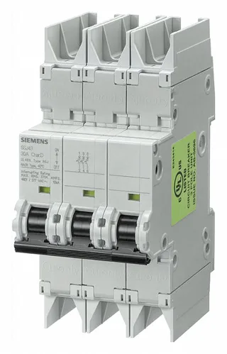 Siemens 5SJ4314-7HG42 — 3-Pole MCB (DIN Rail) (image 2)
