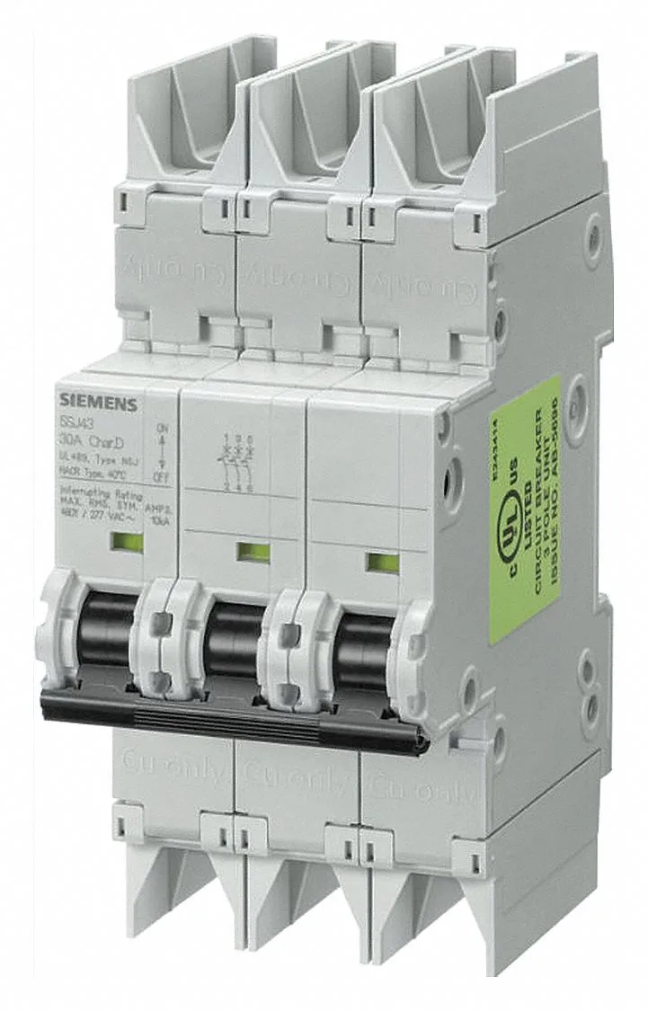 Siemens 5SJ4318-7HG42 — 3-Pole MCB (DIN Rail)