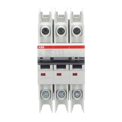 ABB SU203MR-K15 — 3-Pole MCB (DIN Rail)
