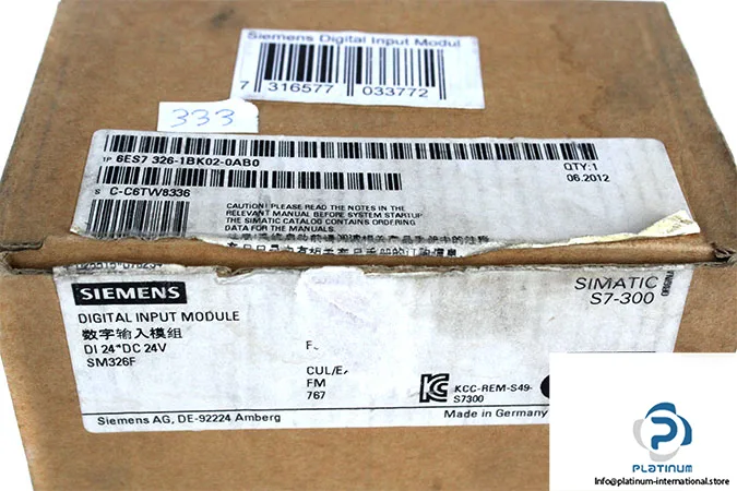 Siemens 6ES7326-1BK02-0AB0 — Digital Input Modules (image 6)