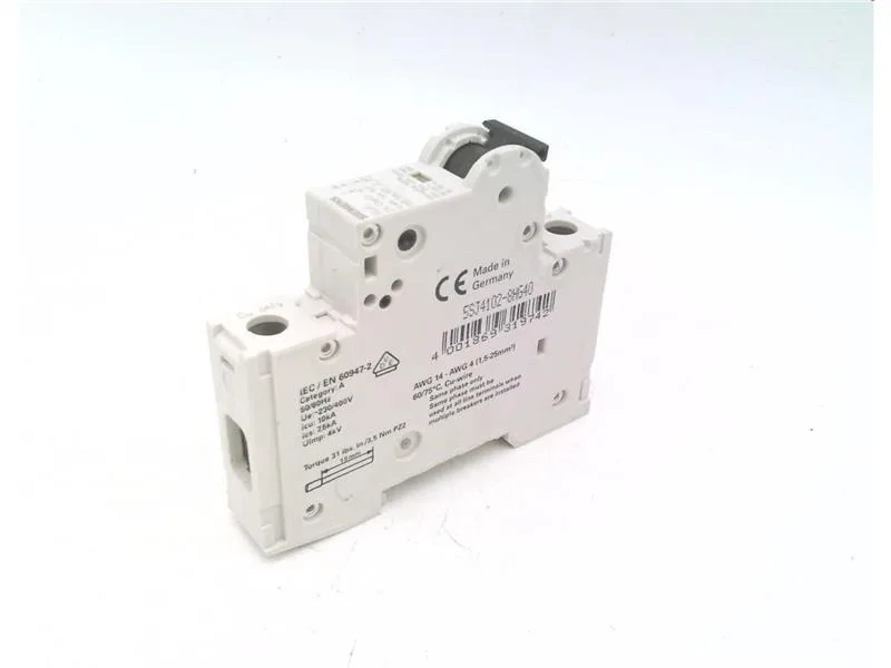 Siemens 5SJ4102-8HG40 — 1-Pole MCB (DIN Rail) (image 4)